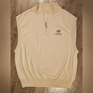 Ben Hogan Quarter Zip Sweater Vest Mens Size XL